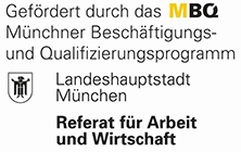 Logo des Münchner Beschäftigungs- und Qualifizierungsprogramms (MBQ)